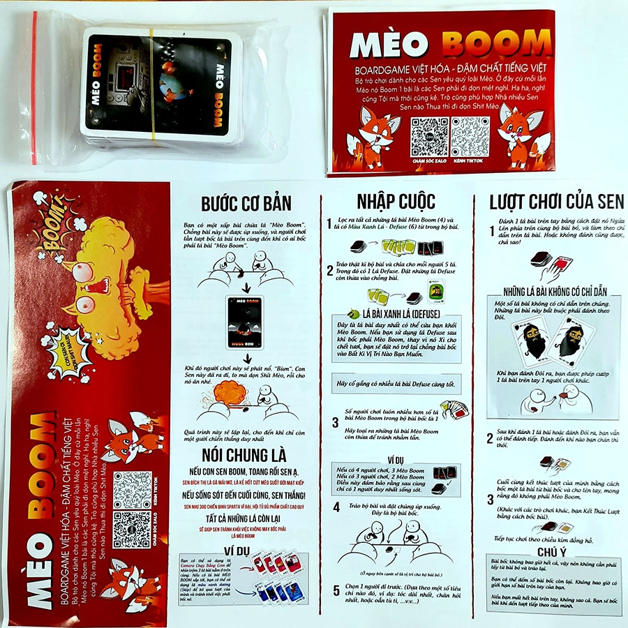 Đồ Chơi Foxi Mèo Boom