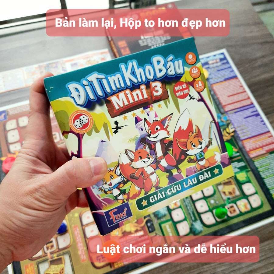Đồ Chơi Foxi Cờ Xúc Xắc - Đi Tìm Kho Báu Mini 3