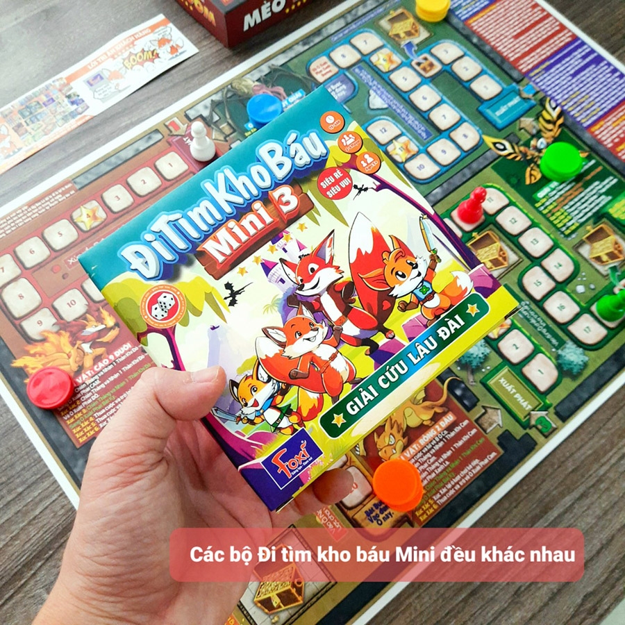 Đồ Chơi Foxi Cờ Xúc Xắc - Đi Tìm Kho Báu Mini 3