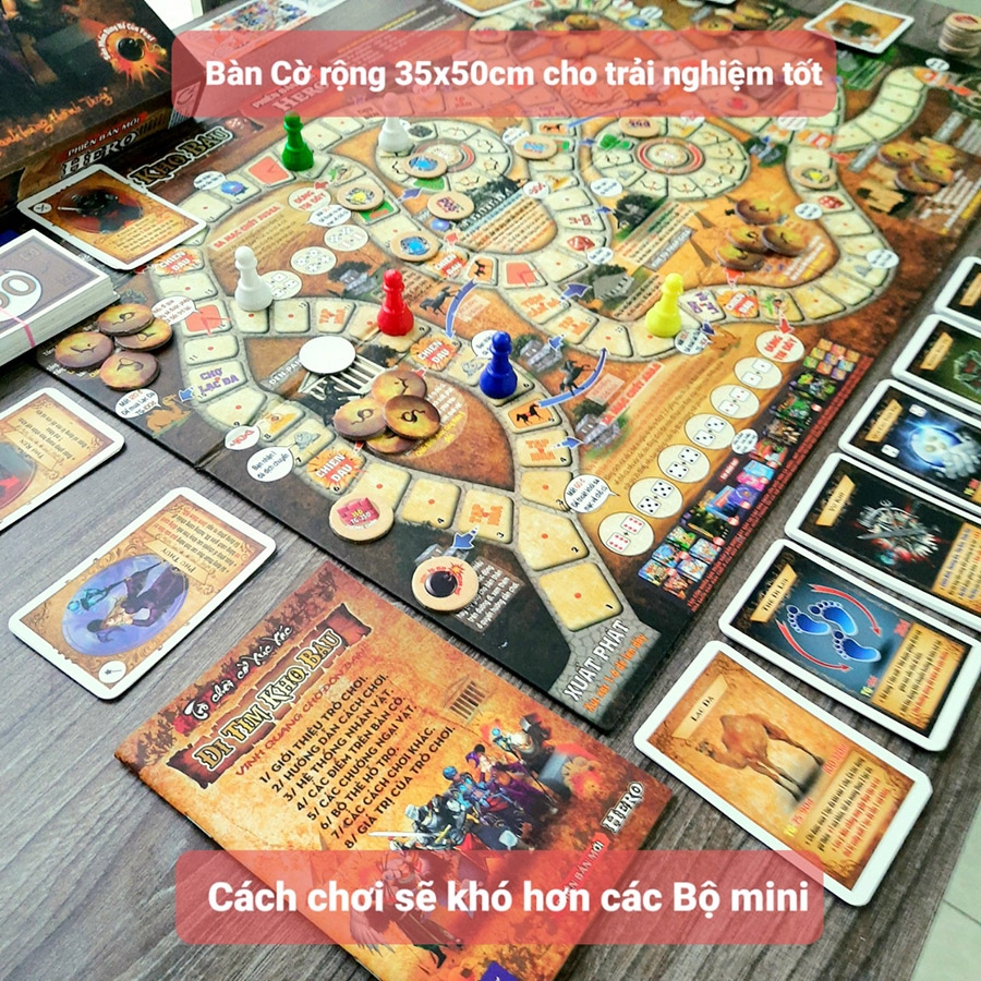 Đồ Chơi Foxi Cờ Xúc Xắc - Đi Tìm Kho Báu Phiên Bản Mới Hero