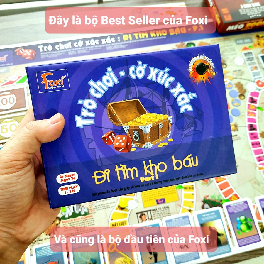Đồ Chơi Foxi Cờ Xúc Xắc - Đi Tìm Kho Báu Part 1