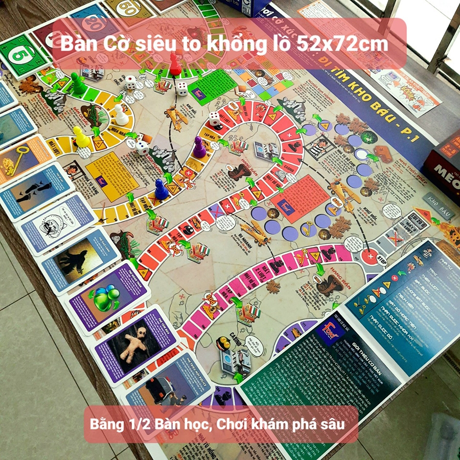 Đồ Chơi Foxi Cờ Xúc Xắc - Đi Tìm Kho Báu Part 1