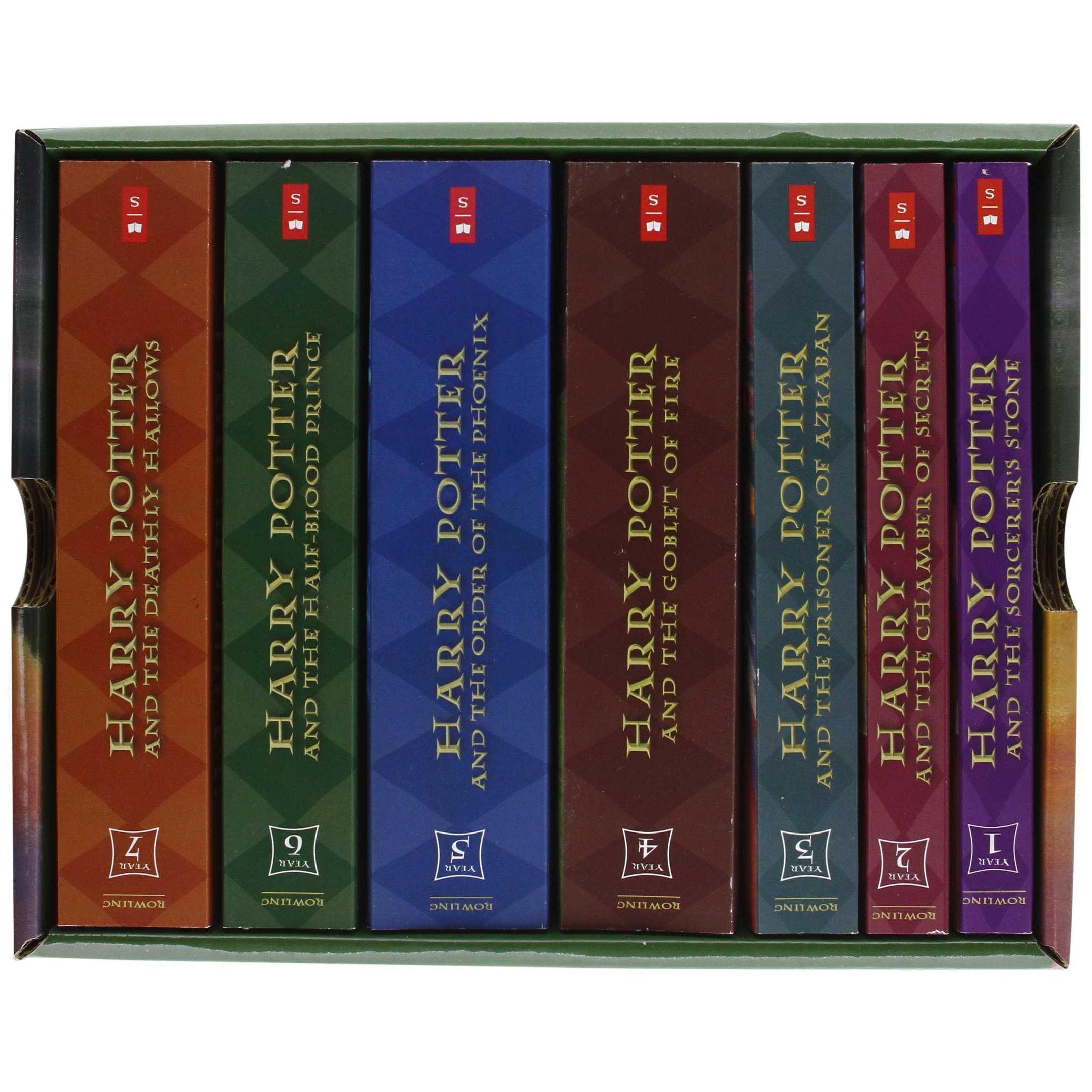 Поттер последовательность книг. Harry Potter books collection.