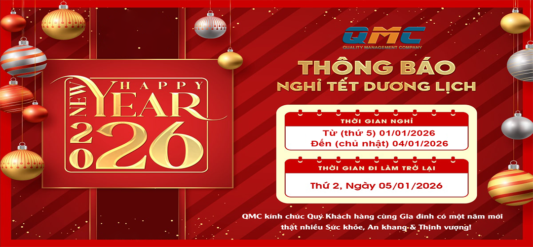 THÔNG BÁO NGHỈ TẾT DƯƠNG LỊCH 2026