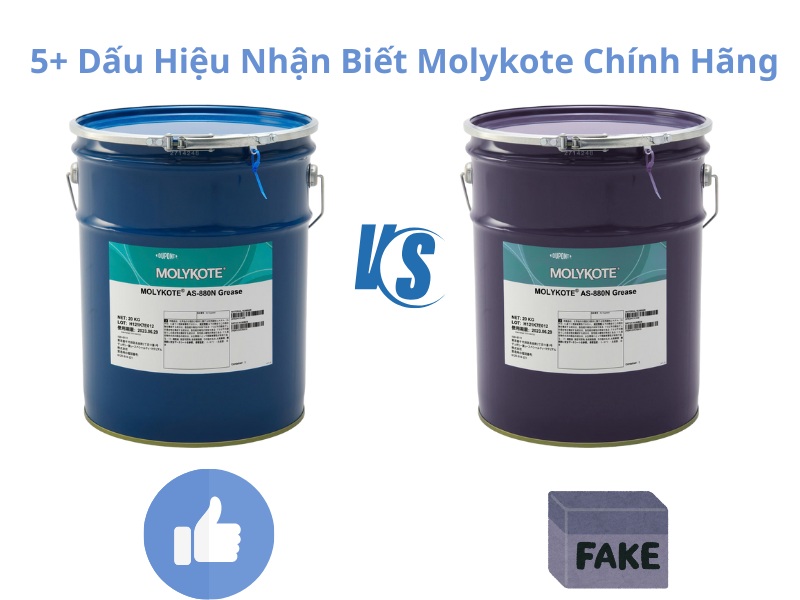 5+ Dấu Hiệu Nhận Biết Molykote Chính Hãng - Cách Phân Biệt Molykote Giả