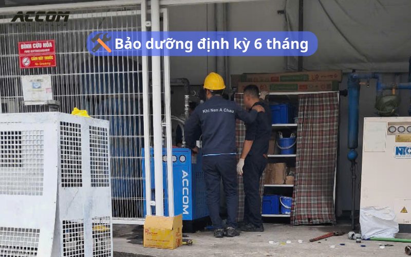 Xưởng Gỗ An Tâm Sản Xuất Sau 6 Tháng Lắp Đặt Máy Nén Khí ACCOM EAS-15A