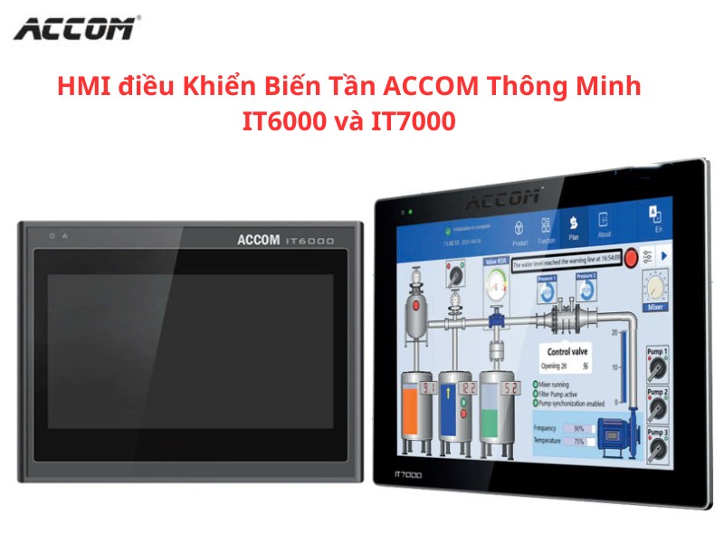 Điều Khiển Biến Tần Thông Minh: Khám Phá HMI ACCOM-IT6000 và ACCOM-IT7000