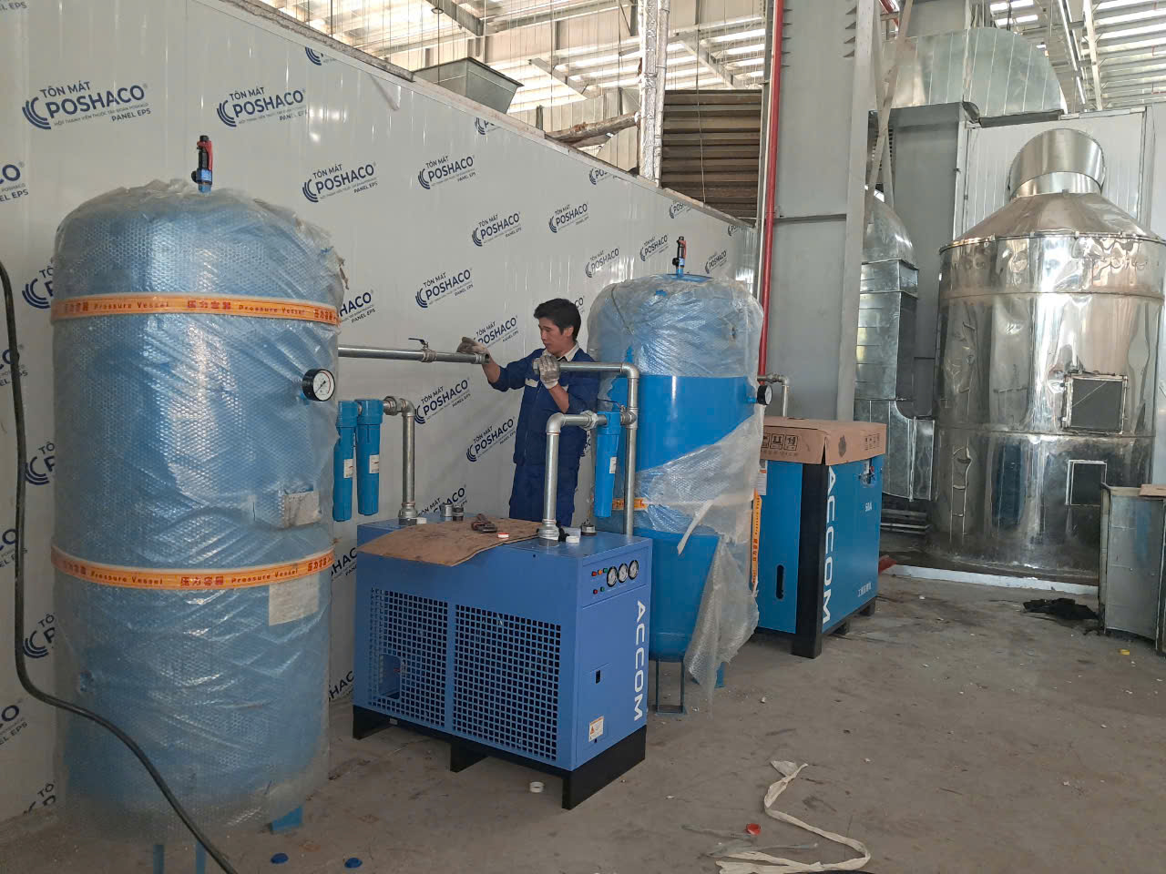 Máy nén khí ACCOM EAS: Bắt đầu sản xuất với chi phí thấp nhất