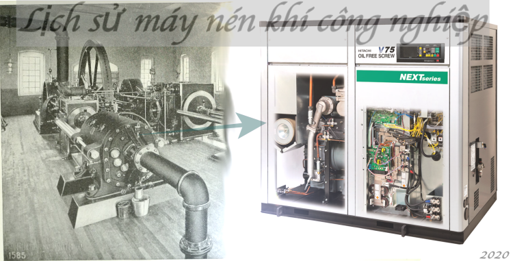 Lịch sử ra đời & sử dụng máy nén khí