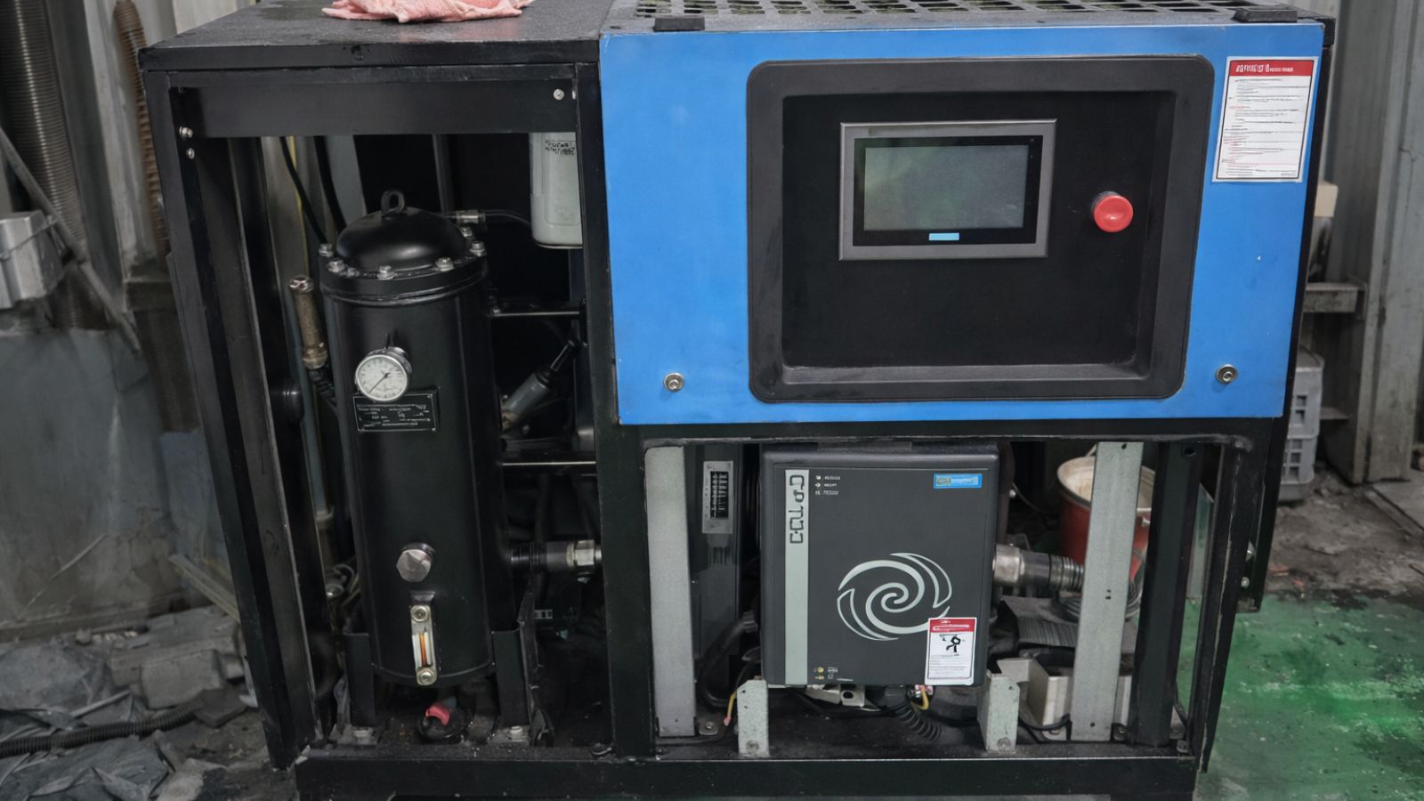 Máy nén khí tụt áp thất thường: đừng bỏ qua yếu tố dầu bôi trơn