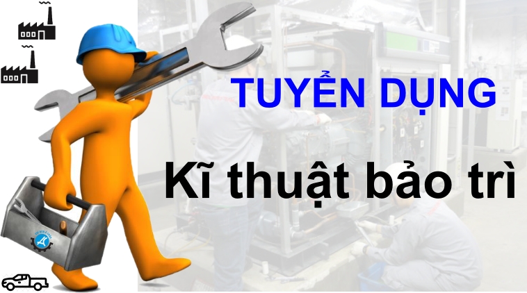 Tuyển kĩ thuật viên bảo trì máy nén khí 2025