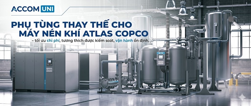 Phụ tùng thay thế máy nén khí Atlas Copco
