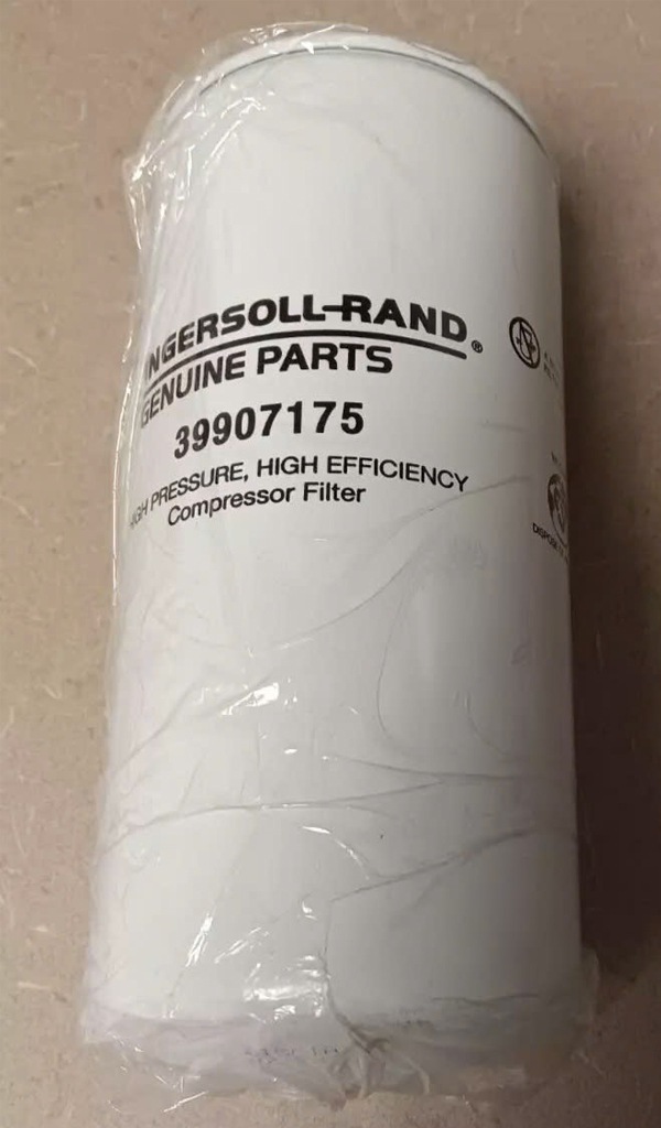 Ingersoll Rand Oil Filter 39907175 - Genuine Replacement For Air Compressors