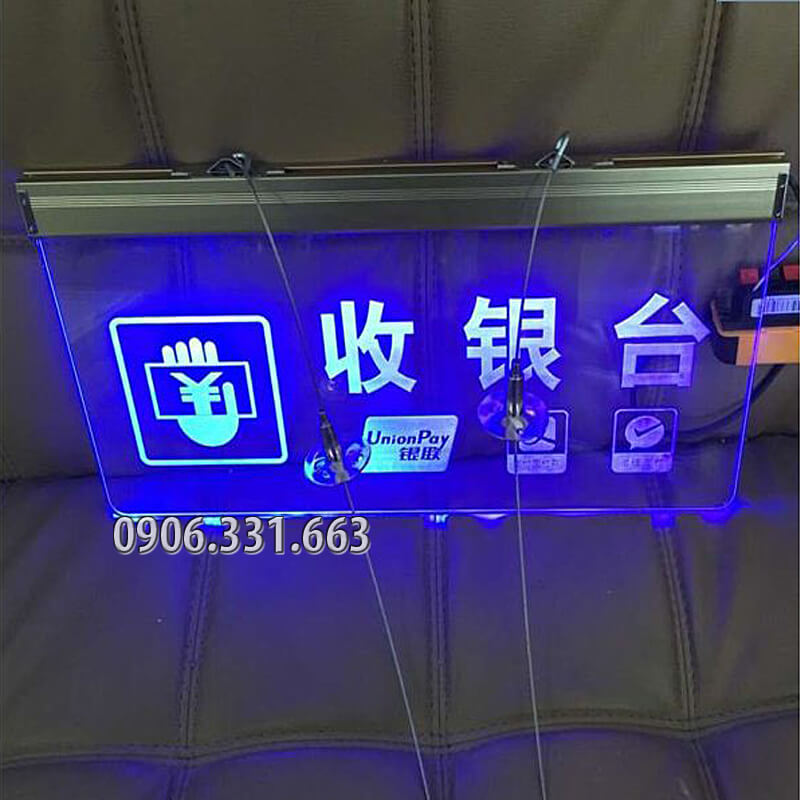 Mirca Den Led Bảng hiệu mica đèn led shop quà tặng 88
