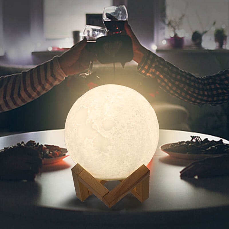 đèn ngủ mặt trăng moon light 3d
