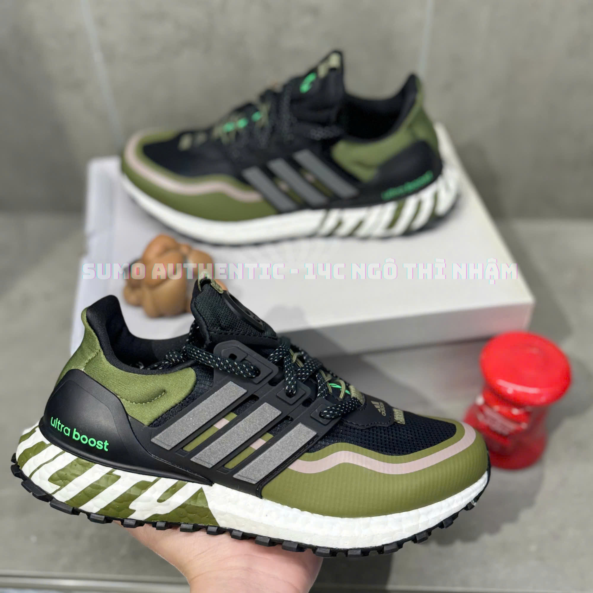 Giày Thể Thao Adidas Chính Hãng Màu Xanh Rêu Adidas Ultraboost