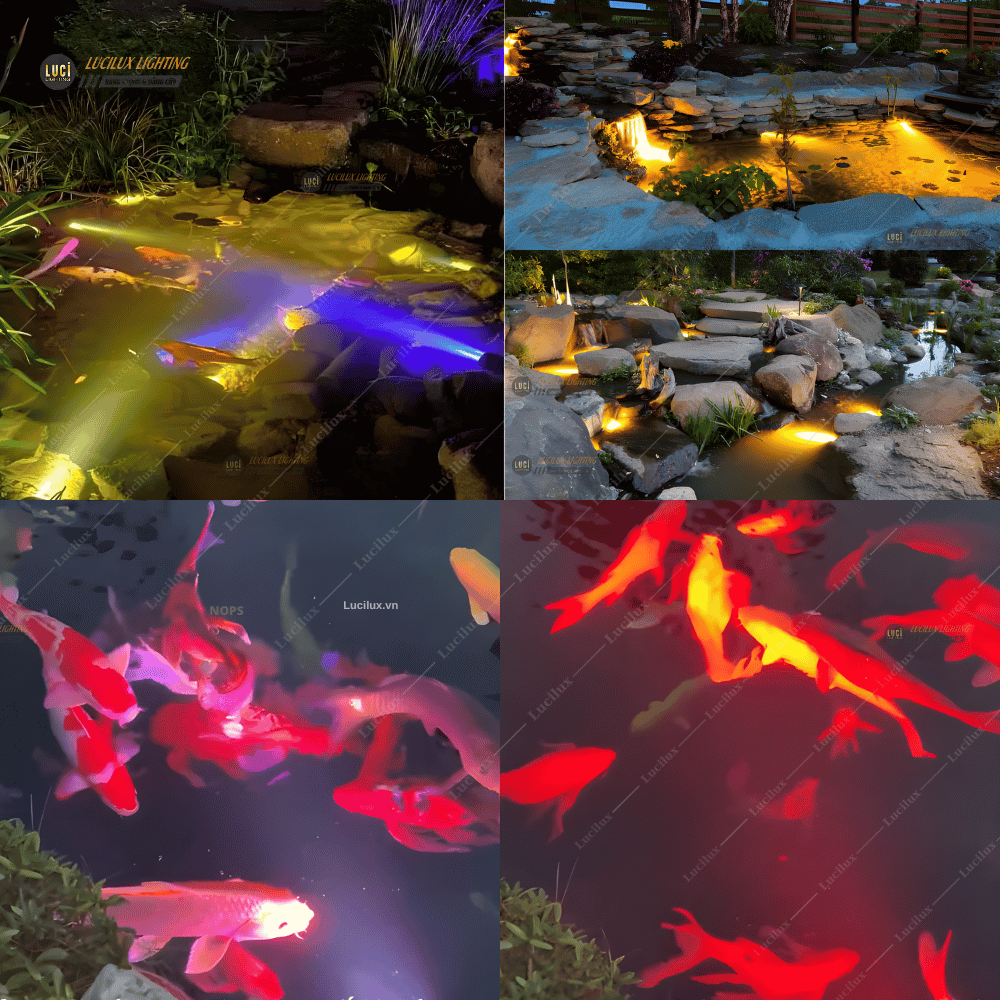 Cách Lựa Chọn Đèn Âm Nước Cho Hồ Cá Và Những Lưu Ý Khi Lắp Đặt