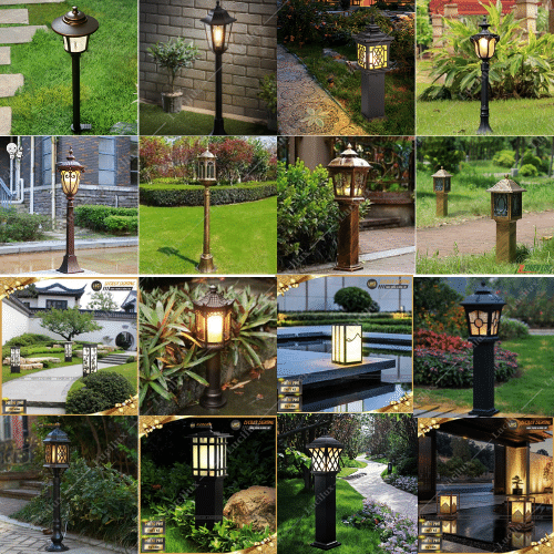 Lựa Chọn Đèn Nấm Sân Vườn Phong Các Châu Âu Của Lucilux