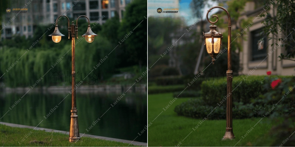 đèn trụ nấm sân vườn 
