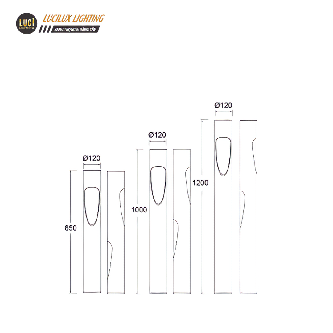 Đèn Bollard sân vườn LC-BL4018