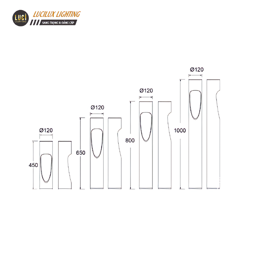 Đèn Bollard sân vườn LC-BL4040