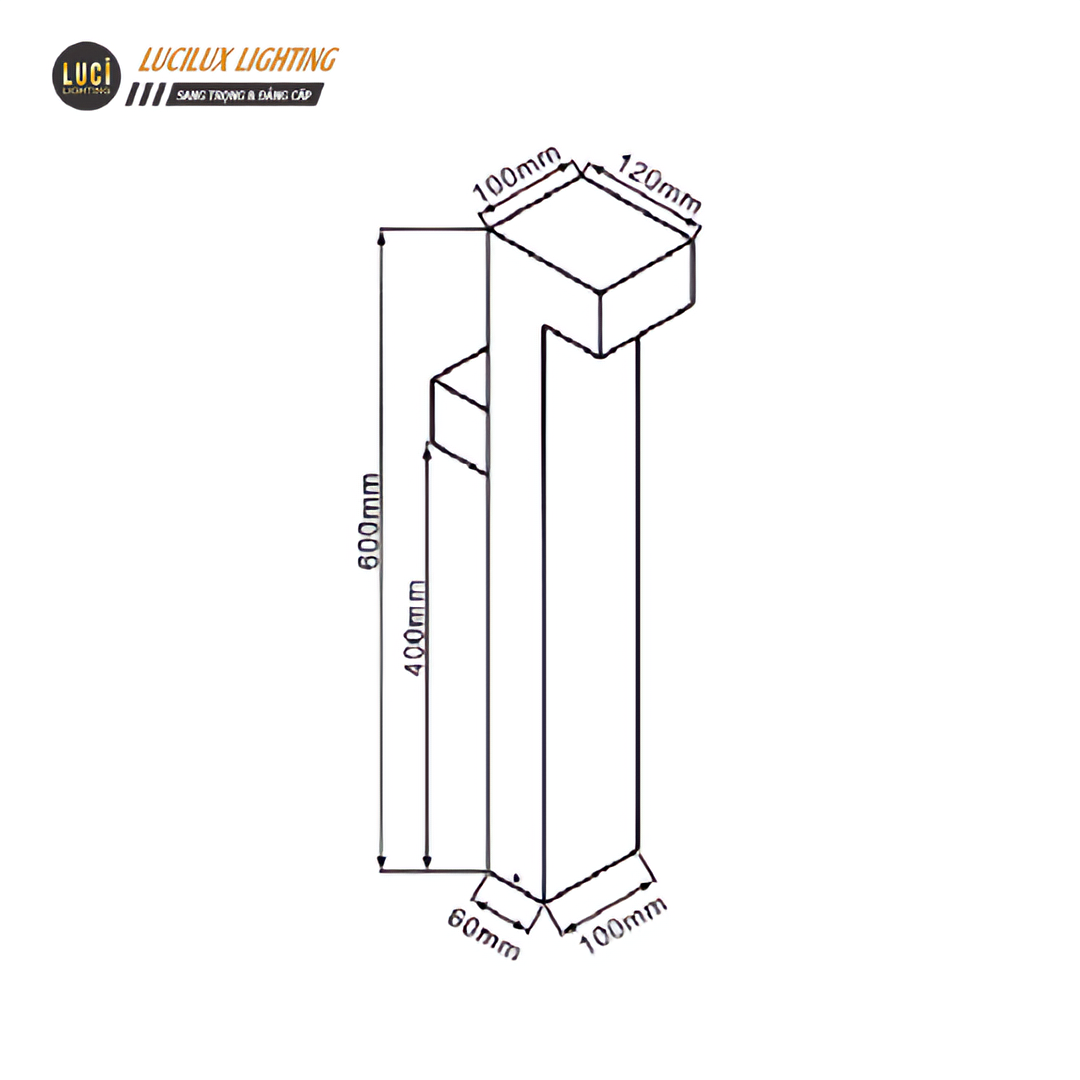 Đèn Bollard sân vườn LC-BL4021