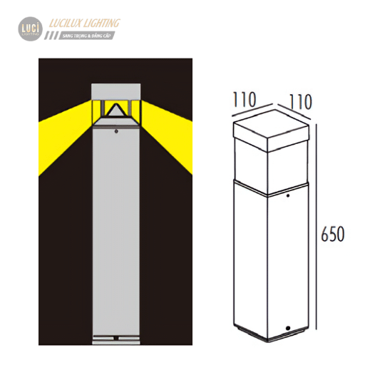 Đèn Bollard sân vườn LC-BL4066