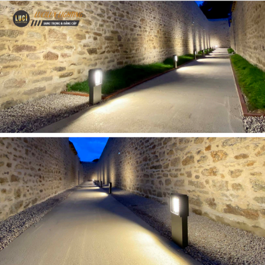 Đèn Bollard sân vườn LIGHT LINEAR VT