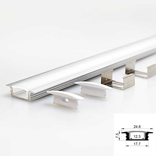 Thanh nhôm âm LC-2507A