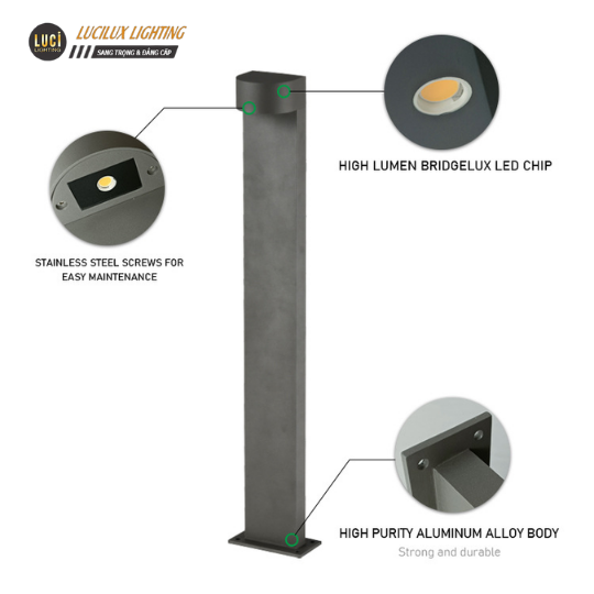 Đèn Bollard sân vườn LC- DHB -1149