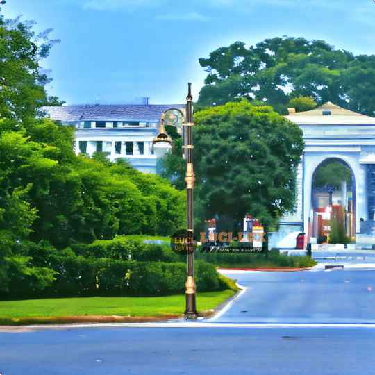 Cột đèn sân vườn Châu âu LC-PL1207