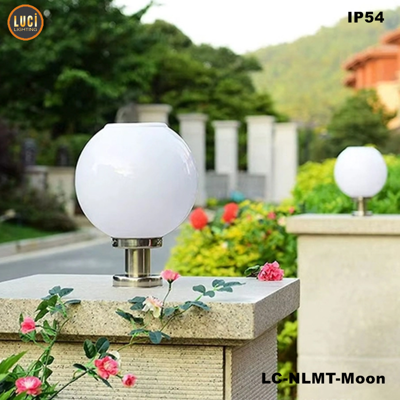 Đèn trụ cổng Năng lượng mặt trời LC-NLMT-Moon