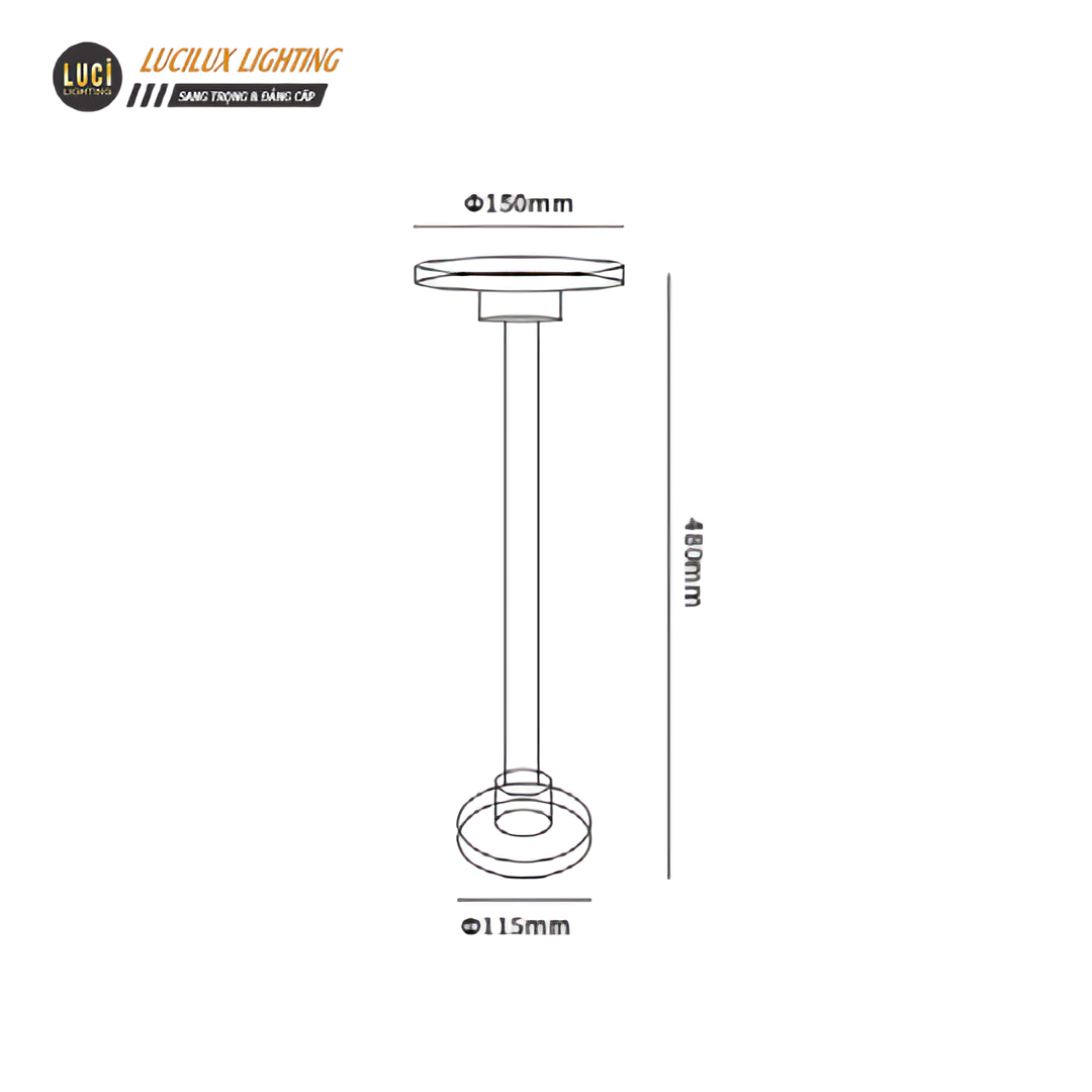 Đèn Bollard sân vườn LC-BL4087B