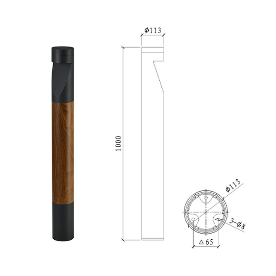 Bollard sân vườn LC- DHB-1165