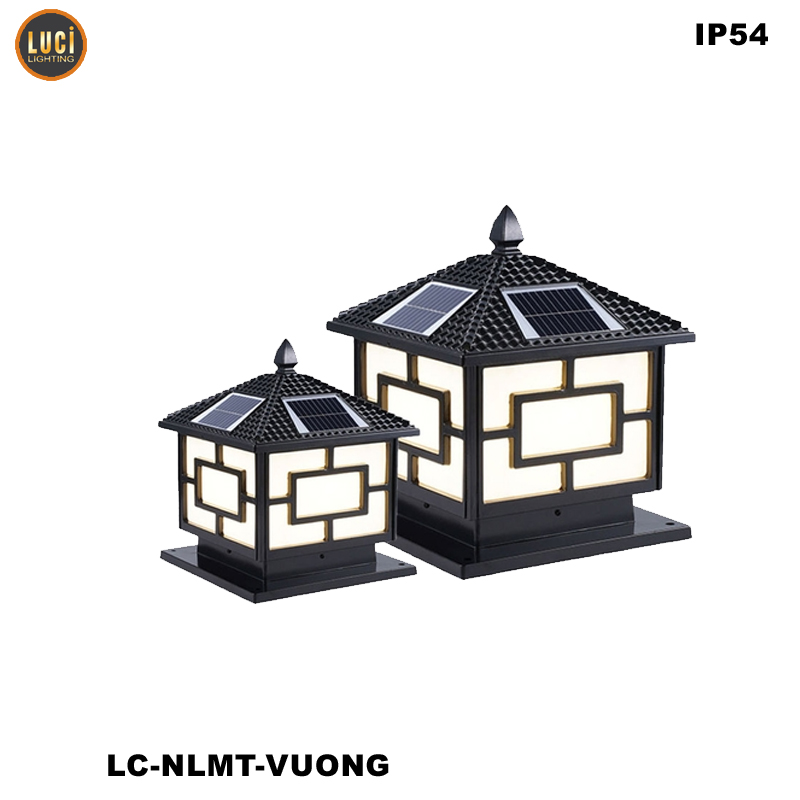 Đèn trụ cổng Năng lượng mặt trời LC-NLMT-VUONG