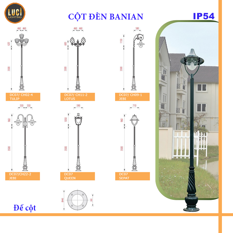 Cột đèn BANIAN