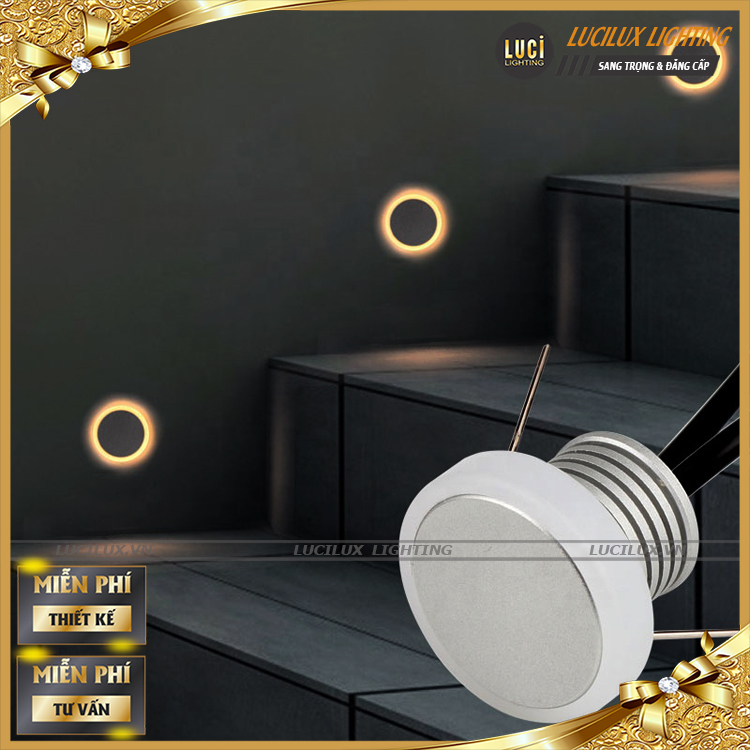 Đèn âm bậc cầu thang chống chói LC-WU3302B