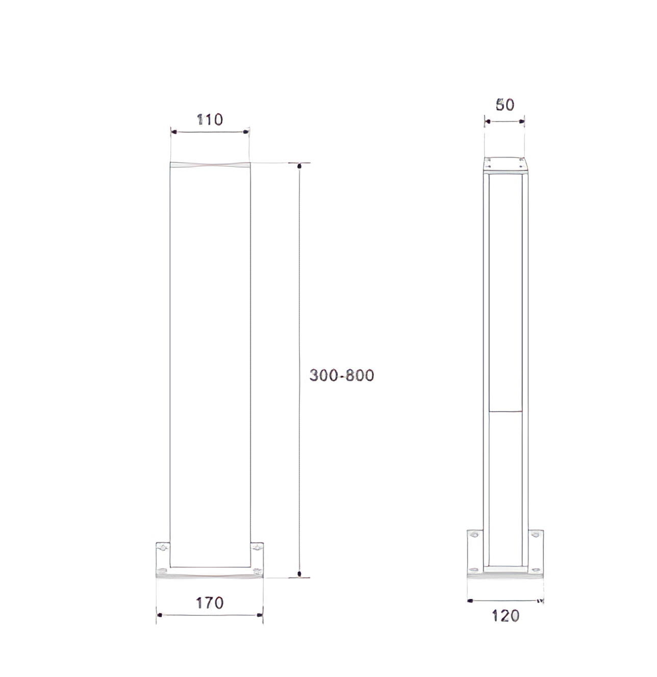 Đèn Bollard sân vườn LC-BL4033