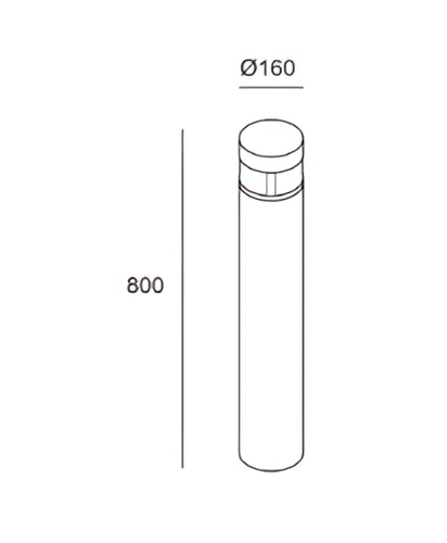 Đèn Bollard sân vườn LC-BL4039