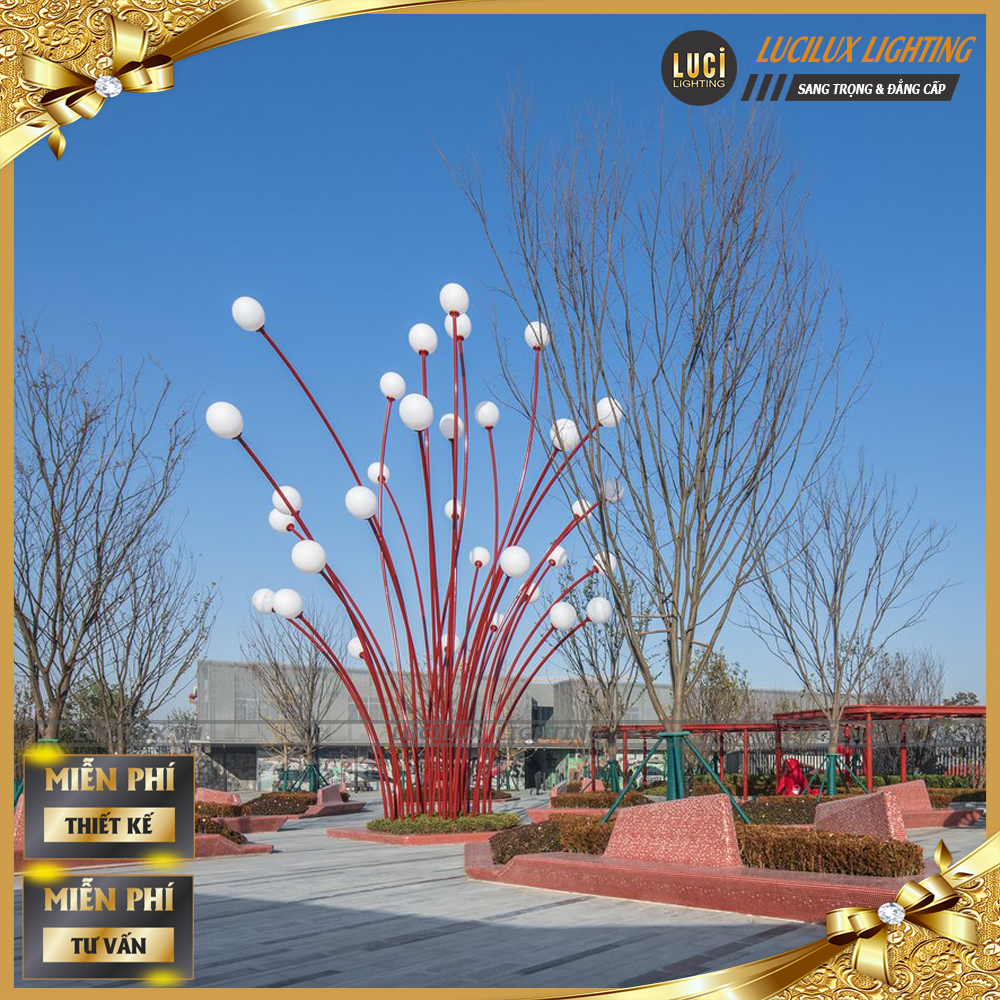 Cột đèn sân vườn hiện đại LC-PL1201