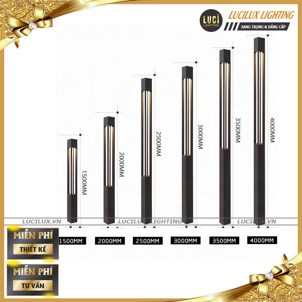 Cột đèn chiếu sáng sân vườn LC-PL1223