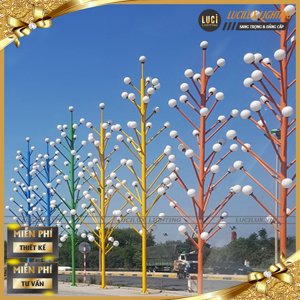 Cột đèn sân vườn hiện đại LC-PL1202