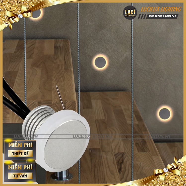 Đèn âm bậc cầu thang chống chói LC-WU3302B