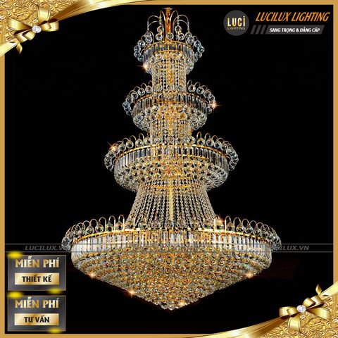Đèn chùm pha lê thông tầng LC-2401