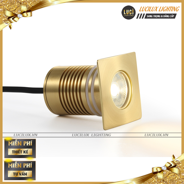 Đèn dẫn lối , âm tường đồng cao cấp LC-IG1513-S