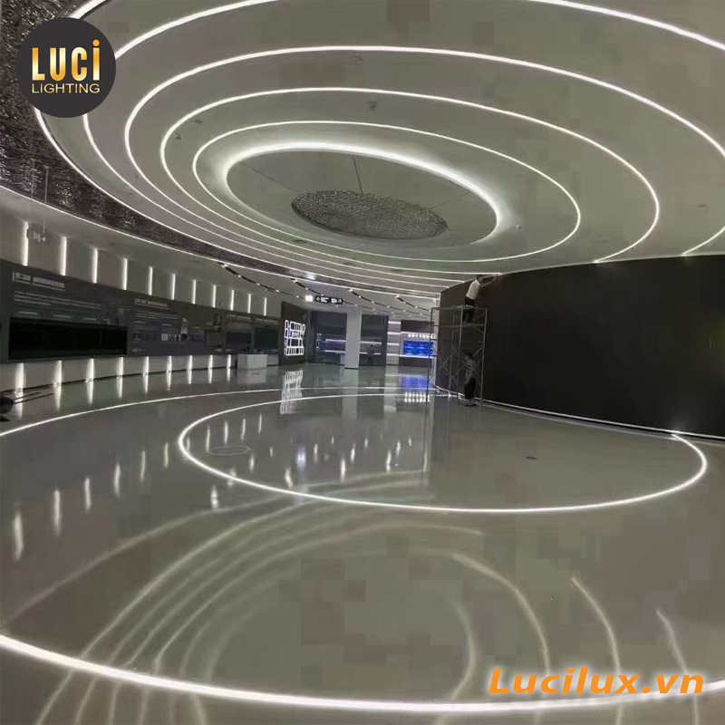 Đèn nhôm profile vòng tròn RING