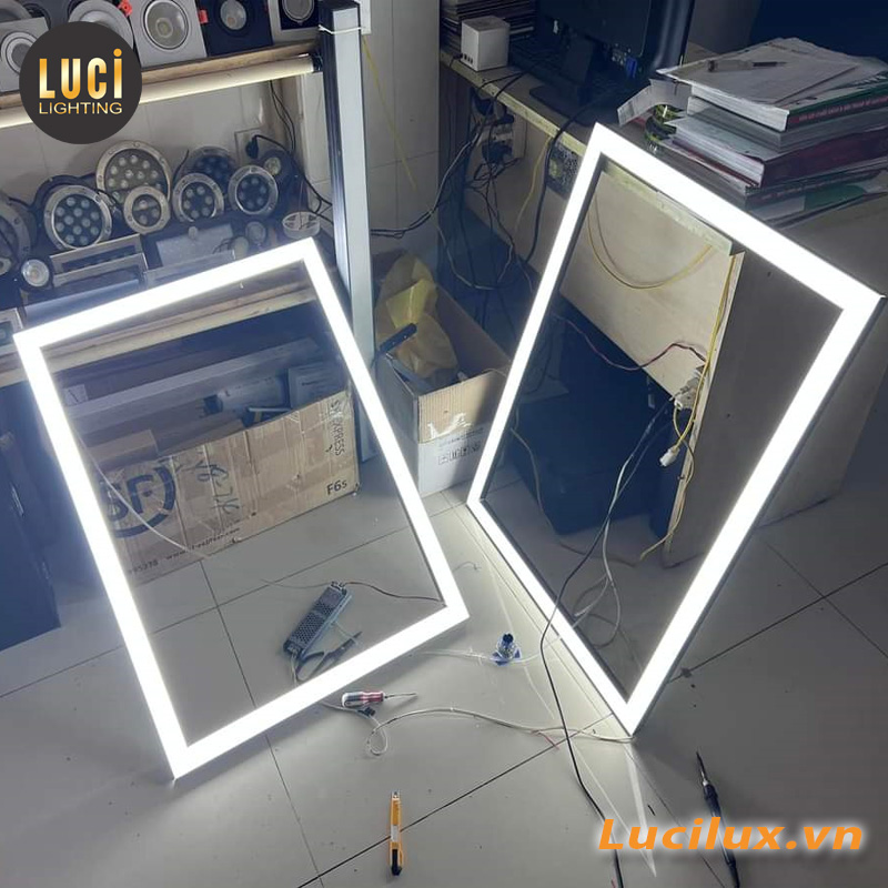 Đèn thả văn phòng hình vuông, chữ nhật