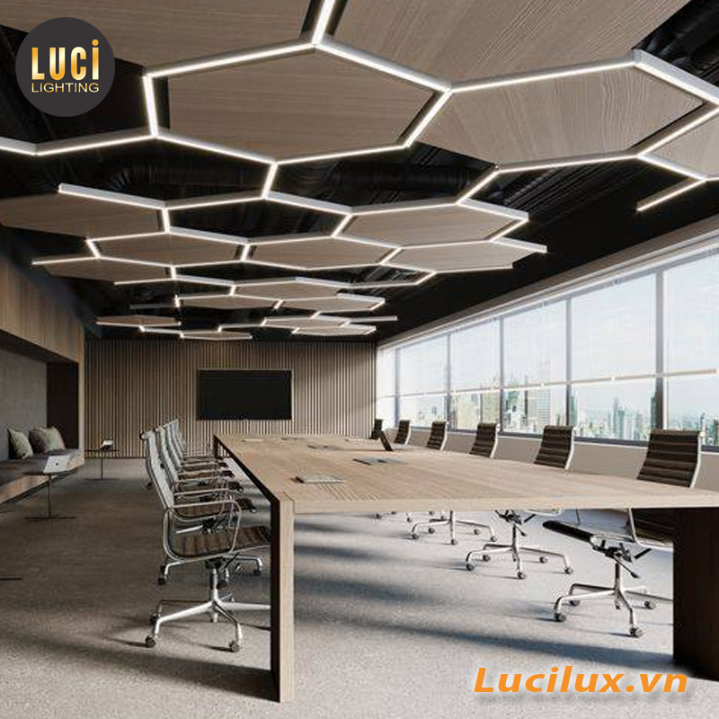 Đèn thả thanh nhôm chữ thập