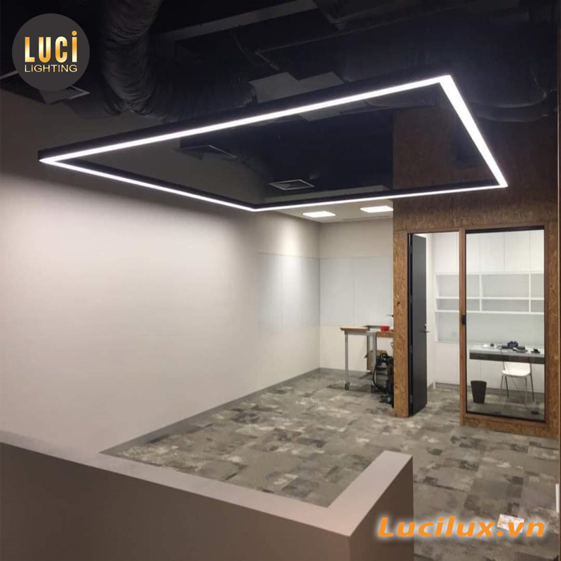 Đèn thả văn phòng hình vuông, chữ nhật