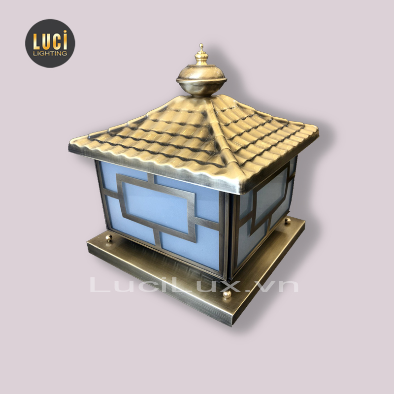 Đèn trụ cổng đồng LC-4104